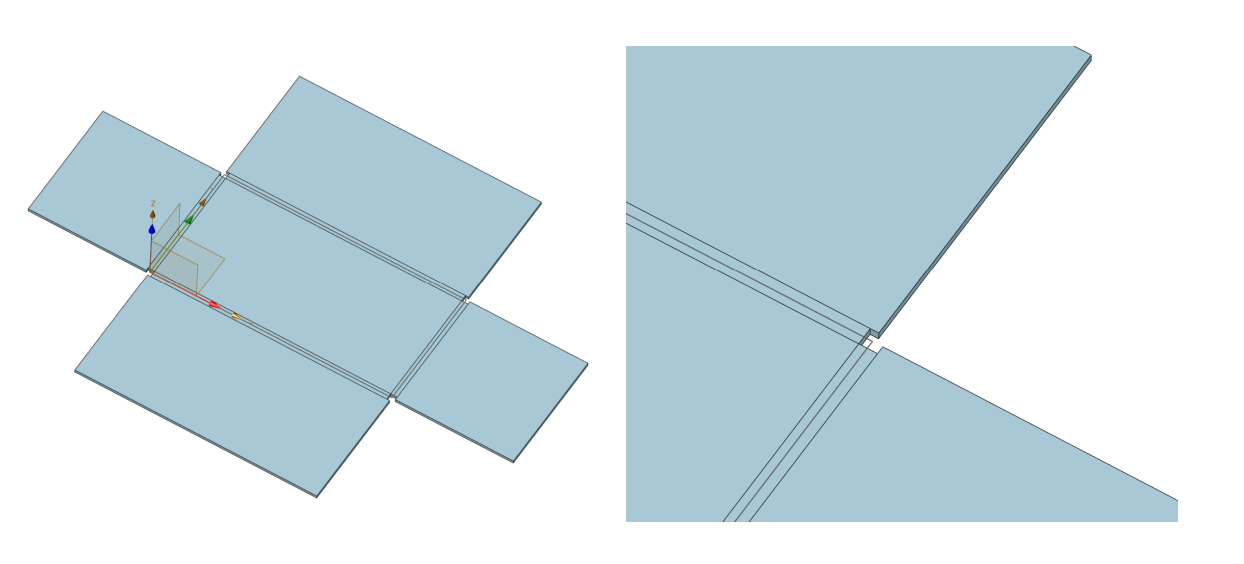 ZW3D「板金に変換」コマンドを使用後の展開状態