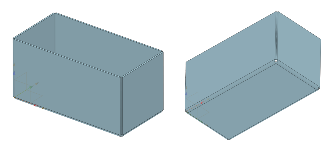 ZW3D板金化後の形状