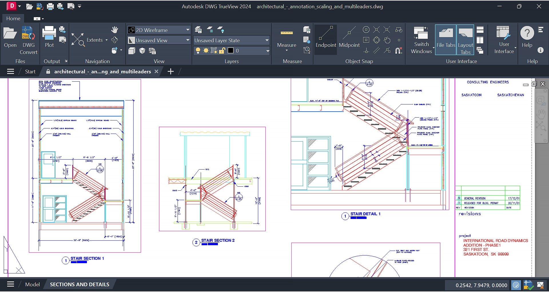 「Autodesk DWG TrueView」の操作画面を示す画像