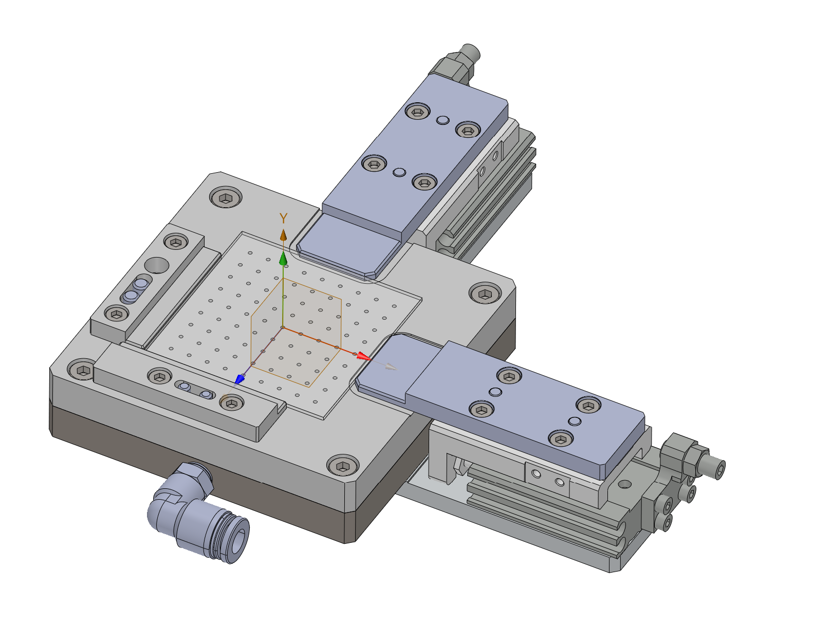 干渉チェック後の修正済み3Dアセンブリモデル